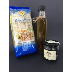 T.A.S. Glutensiz Pirinç Makarnası-Siyah sarımsak- Aromatik Zeytinyağ