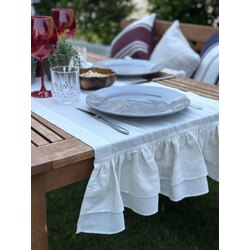Çift Katlı Fırfırlı Runner 
