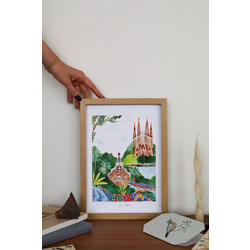 BARCELONA Art Print - Medium