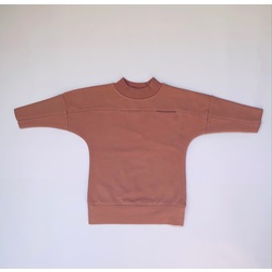 Sisli Pudra Sweatshirt Elbise