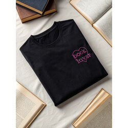 Book Lover Nakışlı Tişört