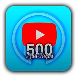 Youtube Ömür Boyu Garantili Like 500 ADET
