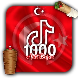 Tiktok Türk Beğeni 1000 ADET