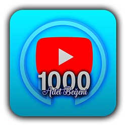 Youtube Ömür Boyu Garantili Like 1000 ADET