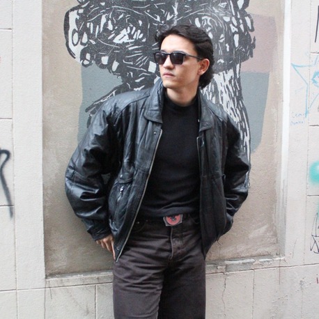 vintage bomber deri ceket 