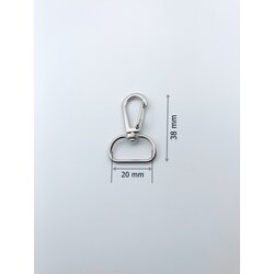 2 cm Telli Kanca 250 Adet (GÜMÜŞ RENK)