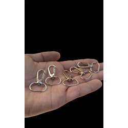 2 cm TELLİ KANCA 100 Adet İTHAL (GÜMÜŞ RENK)
