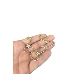 2 cm Telli Kanca 100 Adet (GOLD RENK)