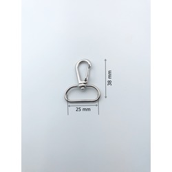 2,5 CM TELLİ KANCA 250 Adet (GÜMÜŞ RENK)