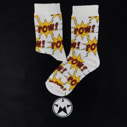 Unisex Pow Desenli Çorap+Kargo
