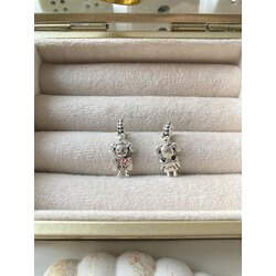 I ❤️ Dad Yazılı Kız Çocuğu Pandora Charm