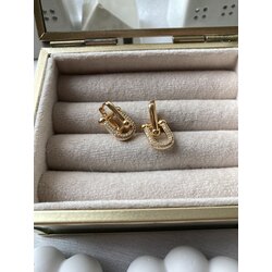Taşlı Tiffany Küpe