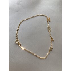 4 Harfli Minimal Bileklik