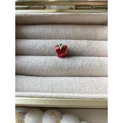 Teacher Yazılı Kırmızı Elma Pandora Charm