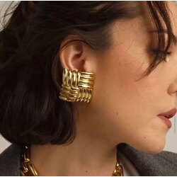 Kare Örgü Model Küpe