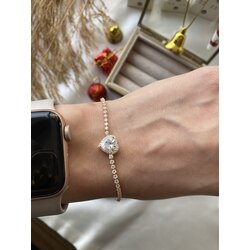 Pandora Model Işıltılı Kalp Bileklik