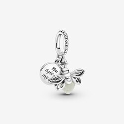 Fosforlu Ateş Böceği Damgalı Pandora Charm