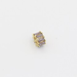 Mor Baget Taşlı Pandora Charm