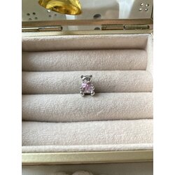 Pembe Kurdeleli Ayıcık Pandora Charm