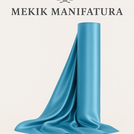 SATEN KUMAŞ TURKUAZ MAVİ
