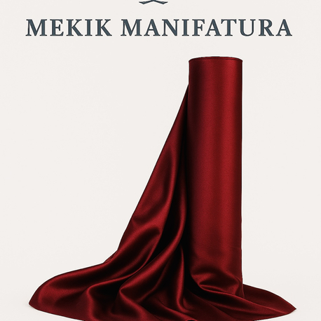 SATEN KUMAŞ BORDO