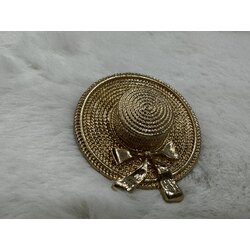 Şapka Gold Broş 
