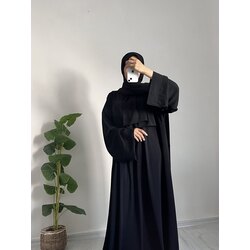 Siyah abaya takım