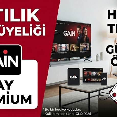 Gain 1 Aylık Premium Üyelik - Hemen Teslim, Uygun Fiyat!
