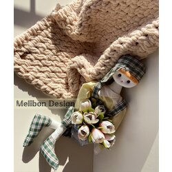 Örgü Model Bebek Battaniyesi 