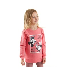 Lisanslı Disney Sweatshirt Pembe