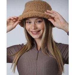 Peluş Şapka Kahve