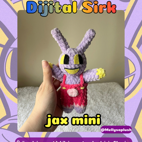 Muhteşem Dijital Sirk Jax Peluş Mini oyuncak