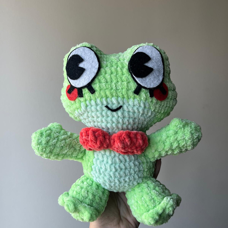 Ribbit Peluş TADC el yapımı örgü