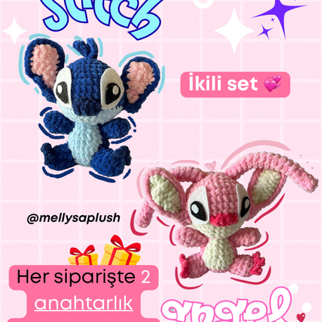 Stitch and Angel ikili set