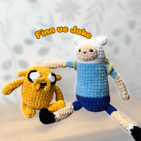 Adventure Time - Finn and Jake Örgü Peluş