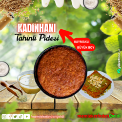 Kadınhanı Tahinli Pidesi Kaymaklı (Büyük Boy)
