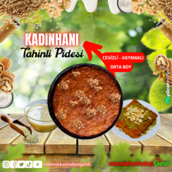 Kadınhanı Tahinli Pidesi Cevizli - Kaymaklı (Orta Boy)