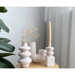 İki Vazo Bir Şamdan set