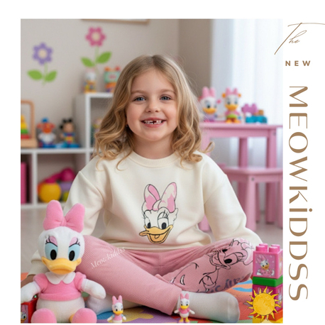 DAİSY DUCK DESENLİ TAYTLI TAKIM