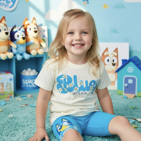 BLUEY DESENLİ TAYTLI TAKIM