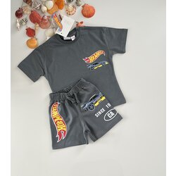 HOT WHEELS DESENLİ ŞORTLU TAKIM