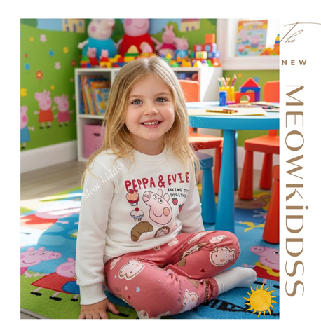 PEPPA PİG DESENLİ TAYTLI TAKIM