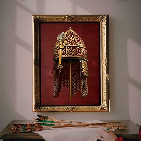 50 70 cm Fatih Sultan Mehmet miğfer 