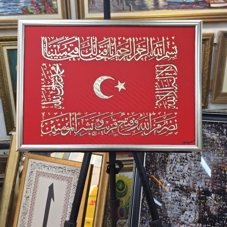 50 70 cm 3 şanlı sancak