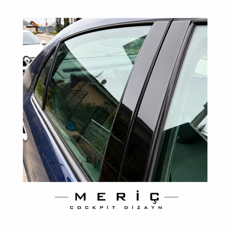 Renault Laguna 2 Piano Black Kapı Direkleri