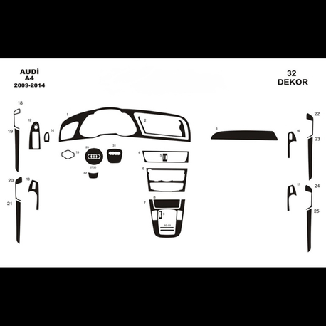 Audi A4 Full set 2009-2014
