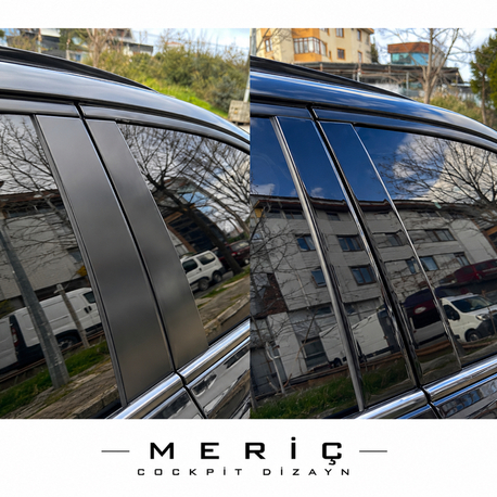 Bmw F10 Piano Black Kap Direkleri Kaplama