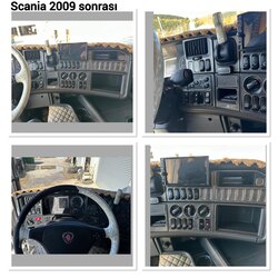 Scania 2009 Sonrası 54 parça Maun Kaplama