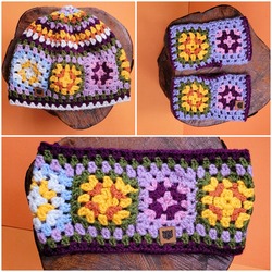 Büyük Anne Kareler 3 lü Set 