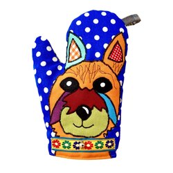 Renkli Köpek Fırın Eldiveni